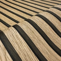 WALLCOVER Tapet Aspect Lemn Maro din Material Nețesut Panouri Acustice Efect 3D Stil Scandinav Lemn Natural Modern 10,05 m x 0,53 m Fabricat în Germania 7