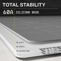 Wallhack SP-004 XL Üveg Gamer Egérpad 49x43cm - Professzionális Esport Mousepad Fehér 7