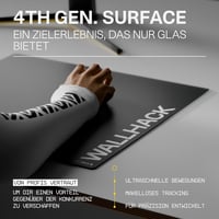 Wallhack SP-004A Üveg Gamer Egérpad 390×450mm Fekete - Gyors Csúszás és Kontroll 2