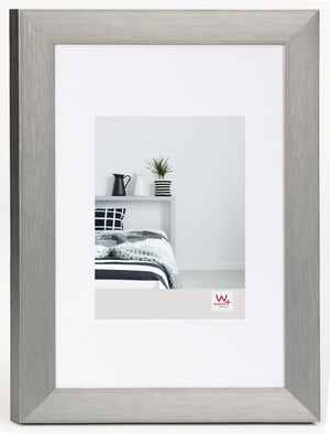 Walther Design Aluline aluminijski okvir za slike - 50 x 70 cm, boja čelika, moderni zidni okvir