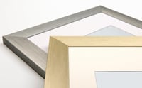 Hliníkový rám na obrazy Walther Design Aluline strieborný 21x30 cm (DIN A4) - kovový fotorámik AL130S 3