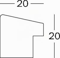 walther design Fiorito EF440E fali fa képkeret 40 x 40 cm világos tölgy színben 5