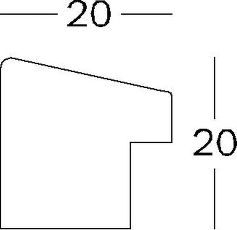 walther design Fiorito fa képkeret világos tölgy 30x30 cm passepartout-tal EF330E