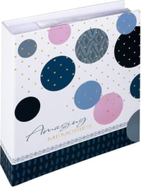 Walther Design fotóalbum - elegáns képtárolás - 200 Photos | 13 x 18 cm, Blue 1