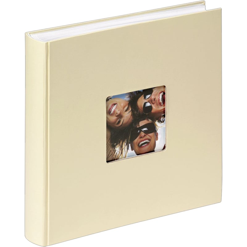 walther design Fun FA-208-H Foto album – krem boja, 30x30 cm, s prozorom na koricama