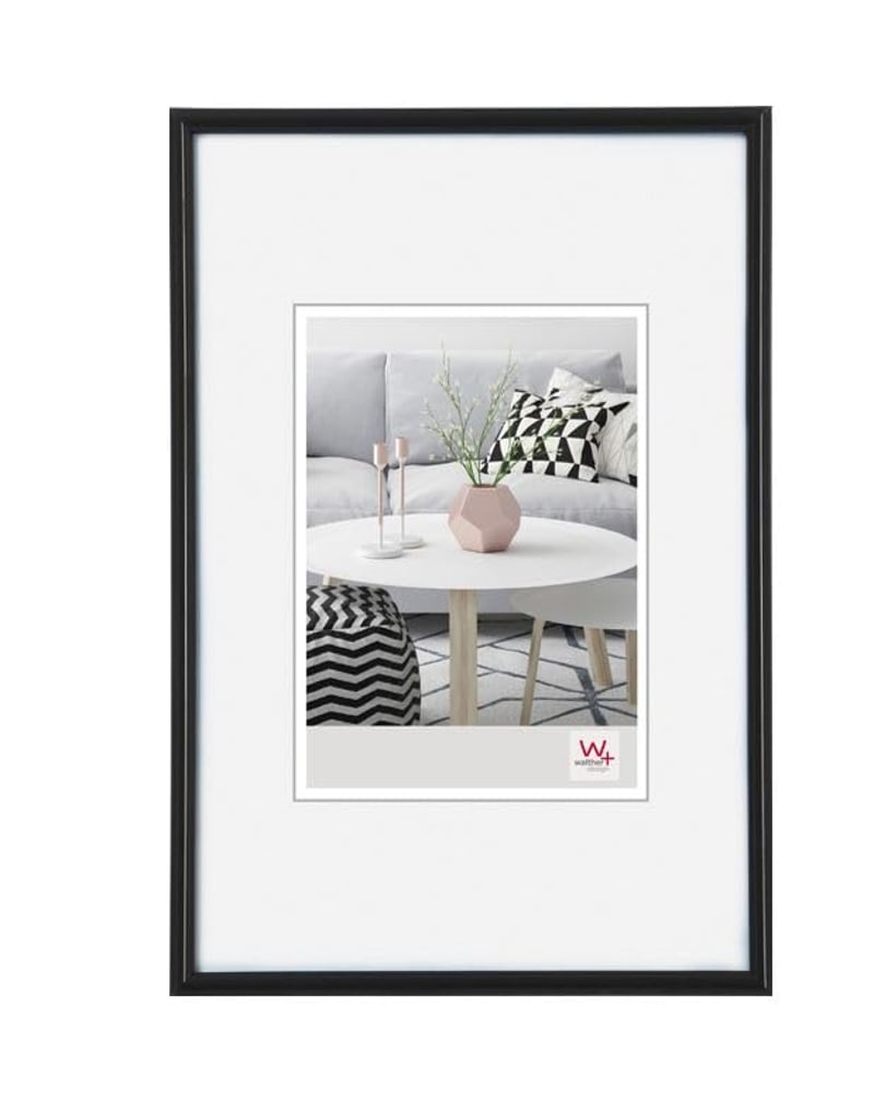 walther design Galeria KB070H műanyag képkeret 50x70 cm fekete