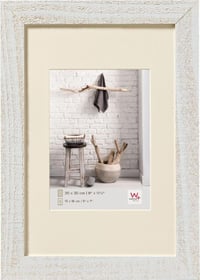 walther design Home HO070V képkeret passzepartout-tal, fehér, fa, 50 x 70 cm 1