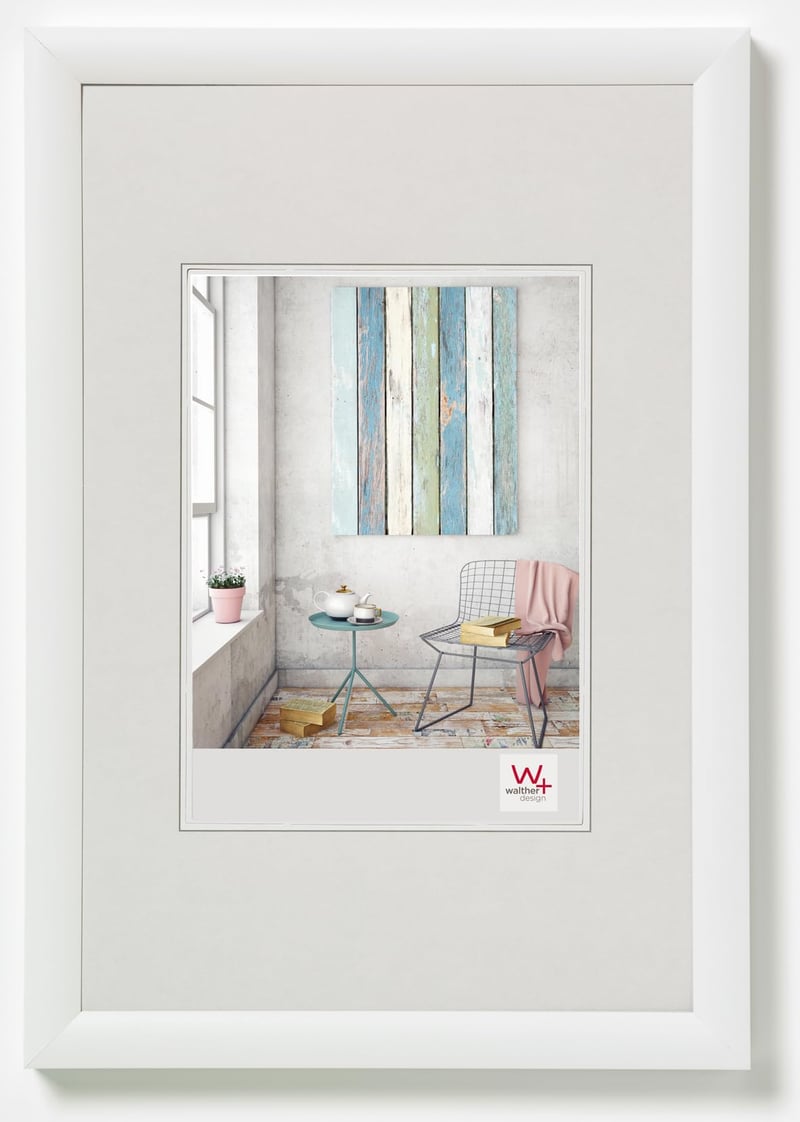 walther design KP460W Trendstyle fotorámik biely 40x60 cm plastový rám
