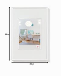 walther design New Lifestyle KV835W plastični okvir za slike bijeli 28 x 35 cm 6