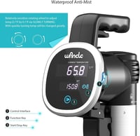 Wancle Sous Vide Merülő Cirkulátor Fekete Precíziós Főzéshez 6