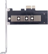 WANGCL NVMe PCIe adapter M.2 M-Key PCIe 1x bővítőkártya rögzítő konzollal 4