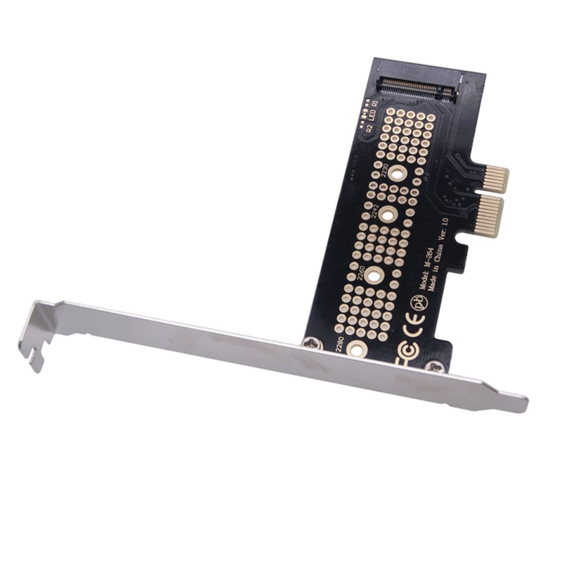 WANGCL NVMe PCIe adaptér M.2 M-Key PCIe 1x rozširujúca karta s montážnou konzolou