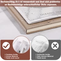 WANGDEFA 12 ks Obalov na školské knihy 26,5 x 54 cm, priehľadné PVC 200 µ, obaly na knihy s ochranou hrán pre študentov a milovníkov kníh 6