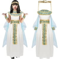 Detský kostým Kleopatra WANGWANG veľkosť M, šaty egyptskej princeznej na karneval s doplnkami, halloweensky kostým na cosplay 1