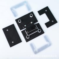 Balamale pentru ușă de duș WANLIAN la 180 de grade, pentru ușă de sticlă de 6-12 mm 3