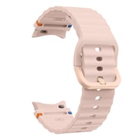 Silikónový remienok Wanme pre Samsung Galaxy Watch 7/6/5/4 40mm 44mm, Watch 5 Pro, 4 Classic, 6 Classic, FE 40mm, náhradný remienok na inteligentné hodinky, ružový 6