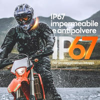 WANNTO Bluetooth Motoros Sisak Intercom Szett - 1000m Hatótávolságú Kommunikációs Rendszer 2 Sofőrnek, Vízálló, DSP Zajszűrés (2 db) 3