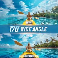 WANNTO Motion Max 5K Akciókamera 30MP Felbontással, IPX8 Vízálló 20m-ig, WiFi, Kettős Kijelző, Vezeték Nélküli Mikrofonnal és Távirányítóval 7