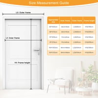 Wanoore Mágneses Szúnyogháló Ajtóra 100x200cm Fekete Automatikus Zárás 5