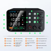 WANPTEK POWER 30V 10A Laboratóriumi Tápegység USB Töltéssel OCP Védelemmel 9