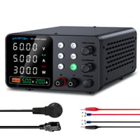 Laboratórny napájací zdroj WANPTEK 60V 5A, 3 pamäte a uzamykací kľúč, ochrana OCP, rýchlonabíjanie cez USB, 4-miestny LED displej, regulovateľný laboratórny zdroj 1