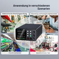 Laboratórny napájací zdroj WANPTEK 60V 5A, 3 pamäte a uzamykací kľúč, ochrana OCP, rýchlonabíjanie cez USB, 4-miestny LED displej, regulovateľný laboratórny zdroj 8