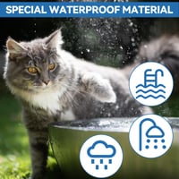 Wansiven Obojok proti blchám a kliešťom pre mačky, 48 cm, vodoodolný, 12-mesačná ochrana, nastaviteľný, modrý, 2 ks 4