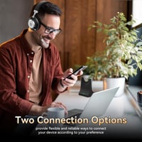 Wantek Wireless Bluetooth Headset Zajszűrő Mikrofonnal 45h Akkumulátor IPX4 Vízálló 3