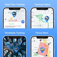 wanwaytech GPS nyomkövető 90 napos akkumulátor, mágneses autó tracker, útvonal és sebesség figyelés - S20 PRO (Up to 90 days) 4