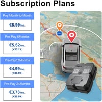 wanwaytech GPS nyomkövető 90 napos akkumulátor, mágneses autó tracker, útvonal és sebesség figyelés - S20 PRO (Up to 90 days) 7