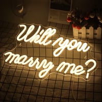 Wanxing Will You Marry Me neon LED natpis svadbena dekoracija, svjetleća neonska ploča za prosidbu, party dekoracija 3
