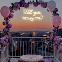 Wanxing Will You Marry Me neon LED natpis svadbena dekoracija, svjetleća neonska ploča za prosidbu, party dekoracija 8