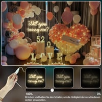 Wanxing Will You Marry Me neon LED natpis svadbena dekoracija, svjetleća neonska ploča za prosidbu, party dekoracija 5