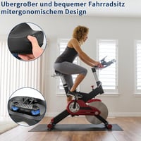 Wareet Nagyméretű extra széles kényelmes uniszex kerékpárnyereg univerzális csere edzőbiciklihez városi e bike és hegyikerékpárhoz 4