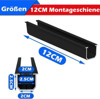 Warmfay napelem tartókészlet 4 modulhoz, 30-35 mm, lapos és trapézlemez tetőre - fekete 2