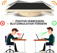 Warmhut Fa Egyensúlyozó Deszka Csúszásmentes Tornához és Bokaterítéshez 7