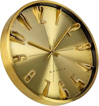 Warminn Csendes Falióra 30 cm Fekete Modern Quartz Elemmel Működő 1