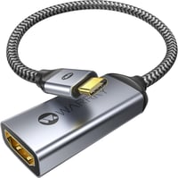 WARRKY 4K USB-C HDMI adapter Thunderbolt 3/4 MacBook iPad iPhone 15 1