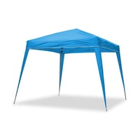 Foișor de grădină pliabil Wasabi 3x3 m, impermeabil, structură din oțel, albastru - cu sfori de ancorare și țăruși, geantă de transport, pentru grădină, terasă, camping 8