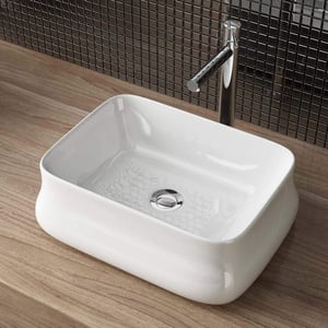 Lavoar ceramic de blat Waschbecken24 - 46x36x14 cm - alb