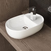 Umývadlo Waschbecken24 Premium s lotosovým efektom – biele – 26x42x13 cm 2