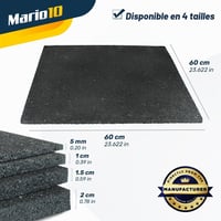 Mosógép Gumi Alátét Csúszásgátló Könnyen Vágható 60x60 cm Rezgéscsillapító Szőnyeg 2