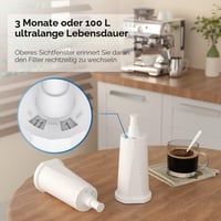 Vodný filter Waterdrop BES008 náhrada pre kávovar Sage Barista Express Pro, SES008/SES810/SES875/SES880/SES920/SES980/SES990, certifikácia TÜV SÜD — balenie 3 ks 9