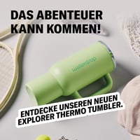 Waterdrop MICRODRINK 1,1L Termikus Ivópalack Szívószállal, Hőtartó Rozsdamentes Acél Kulacs - Zöld 6