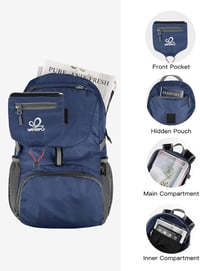 Waterfly 20L Ultralight Vízálló Túrahátizsák Összecsukható Multifunkcionális Daypack 4