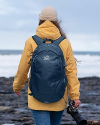 WATERFLY 30L Vízálló Túrahátizsák - Könnyű Nylon Kirándulóhátizsák Túrázáshoz, Kék Unisex Hátizsák Férfiaknak és Nőknek, Utazáshoz, Kempinge 6