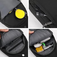 WATERFLY Antitolvaj Hátizsák Crossbody Válltáska Férfiaknak Nőknek 3