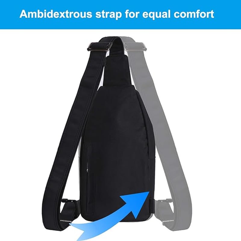 WATERFLY Antitolvaj Hátizsák Crossbody Válltáska Férfiaknak Nőknek