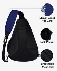 WATERFLY Crossbody hátizsák állítható pánt, outdoor sporthoz, túrázáshoz, kerékpározáshoz 5