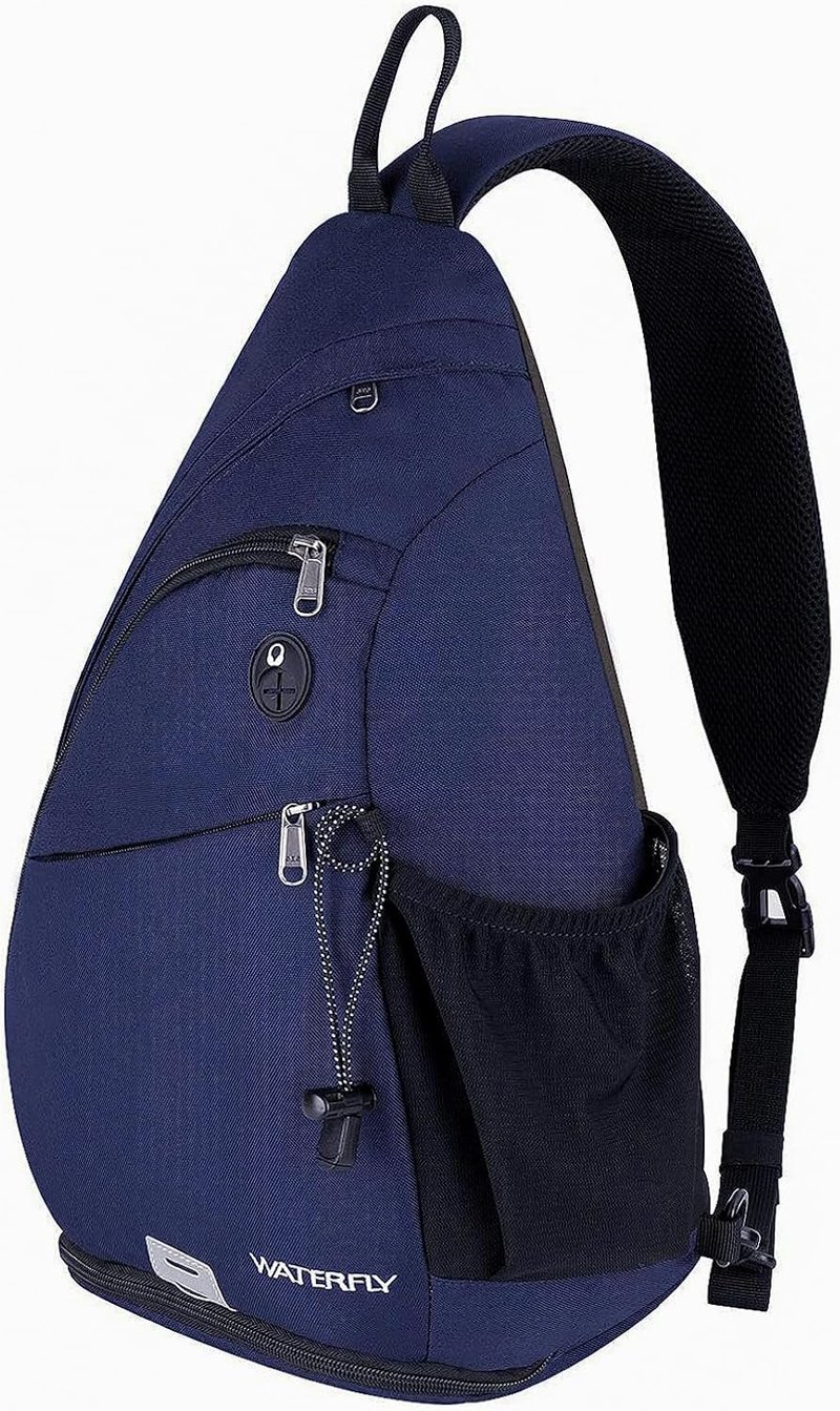 WATERFLY Crossbody hátizsák állítható pánt, outdoor sporthoz, túrázáshoz, kerékpározáshoz